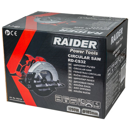 Raider Fierastrau circular 185mm 1200W RD-CS32