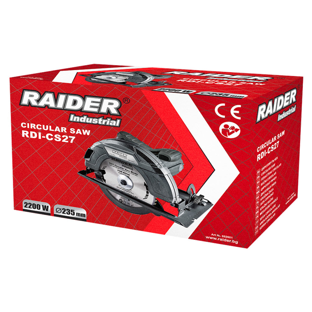 Raider Industrial Fierastrau circular 235mm 2200W RDI-CS27