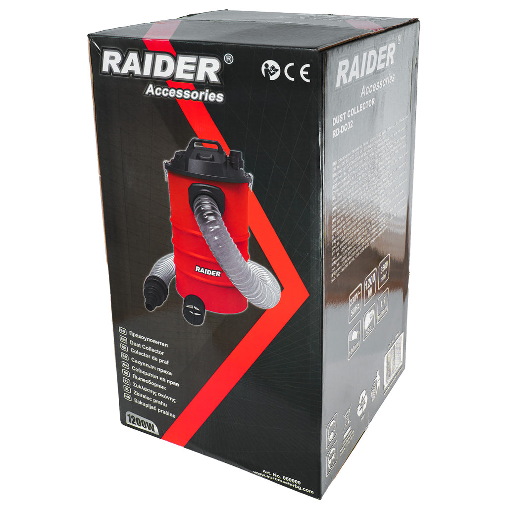 Raider Aspirator industrial 1200W 55L RD-DC02
