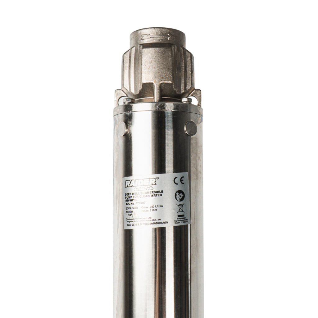 Raider Pompa submersibila 50T 5500W 1.5" 14400l/h 210m RD-WP93