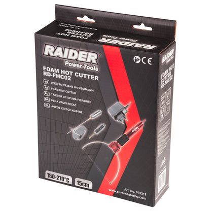 Raider Aparat pentru taiat spuma 9.6W 15cm 150-270°C RD-FHC02