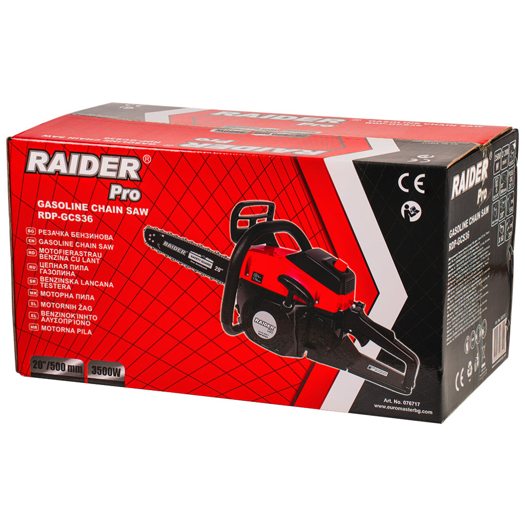 Raider Pro Motofierastrau 500mm ⅜" 68P 4.76CP RDP-GCS36