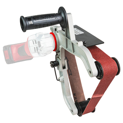 Raider Accessories Sistem triunghiular 76 x400mm cu banda smirghel pt. flex