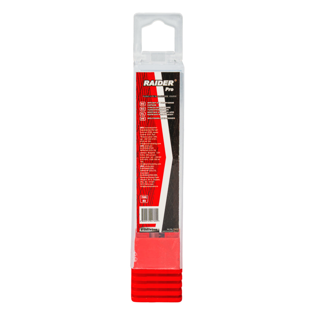 Raider Accessories Freza debavurare Tungsten Carbon tip HX ø12x32 ø6mm RDP