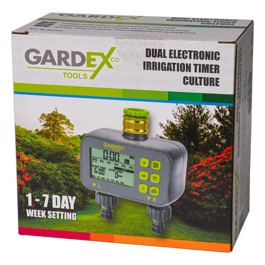 Gardex Temporizator electronic pentru irigatii dual CULTURE GX