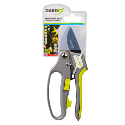 Gardex Foarfeca pentru vie 210mm SK5 lama teflonata nicovala STRONG