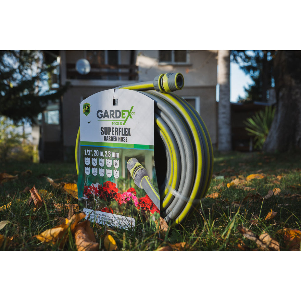 Gardex Furtun de gradina SUPERFLEX ½" 20m 2.3mm GX