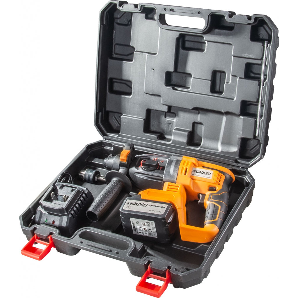 Baukraft Ciocan rotopercutor SDS 18V 4Ah 2.2J BK-BRH58