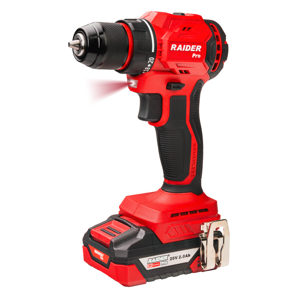 Raider R20 trusa bormasina polizor unghiular cheie impact si casti bluetooth cadou 20V 2x2Ah RDP