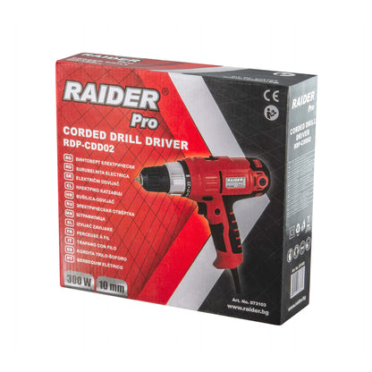 Raider Pro Masina de gaurit si insurubat 300W RDP-CDD02