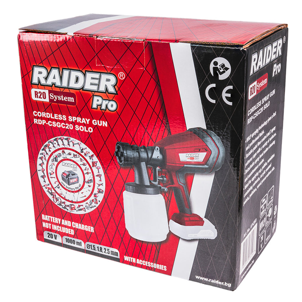 Raider R20 Lanterna si lampa de lucru 20V 3 LED 260lm SOLO RDP-SCLWL20