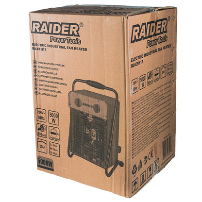 Raider Aeroterma electrica 5kW 230V cu stand RD-EFH17