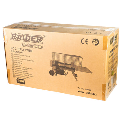 Raider Dispozitiv pentru despicat busteni 38CM 4t 1500W RD-LGS01