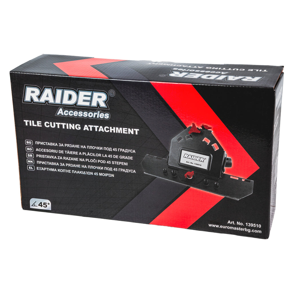 Raider Accessories Accesoriu pentru taiat placi ceramice la 45 grade pentru flex RD