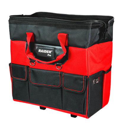 Raider Accessories Troler cu roti 20" textil cu buzunare pentru unelte RDP