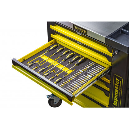 Top Master Pro Dulap pt scule 7 sertare echipat 182 piese TMP