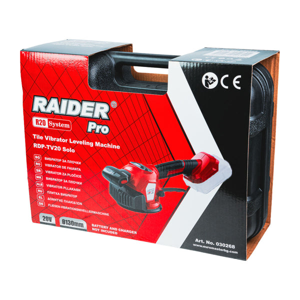 Raider R20 Ventuza electrica 20V 130mm SOLO cu vibratii RDP-TV20
