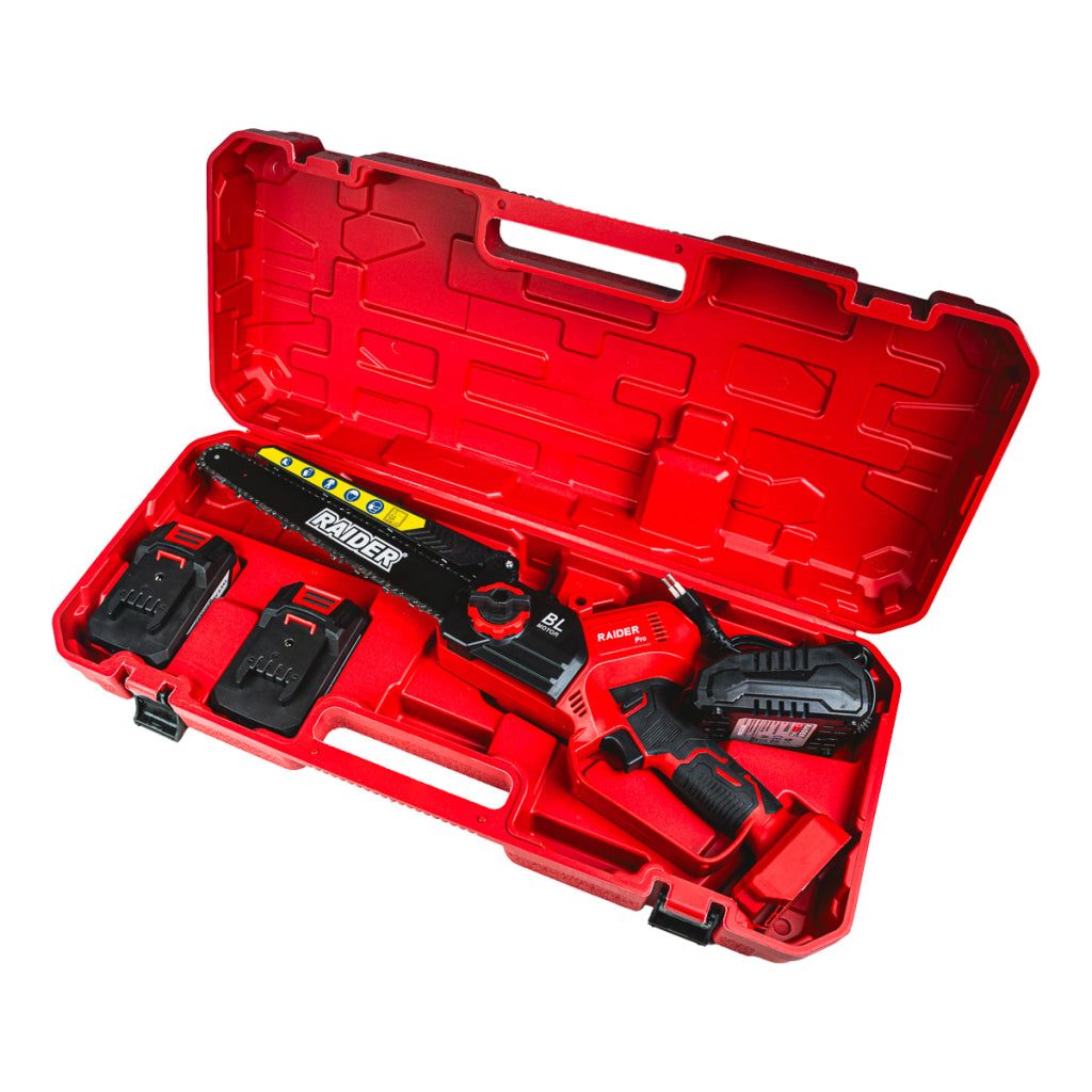 Raider Pro R20 Fierastrau cu lant 20V 254mm 2x2.0Ah RDP-RBCS20