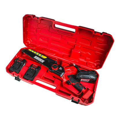 Raider Pro R20 Fierastrau cu lant 20V 254mm 2x2.0Ah RDP-RBCS20