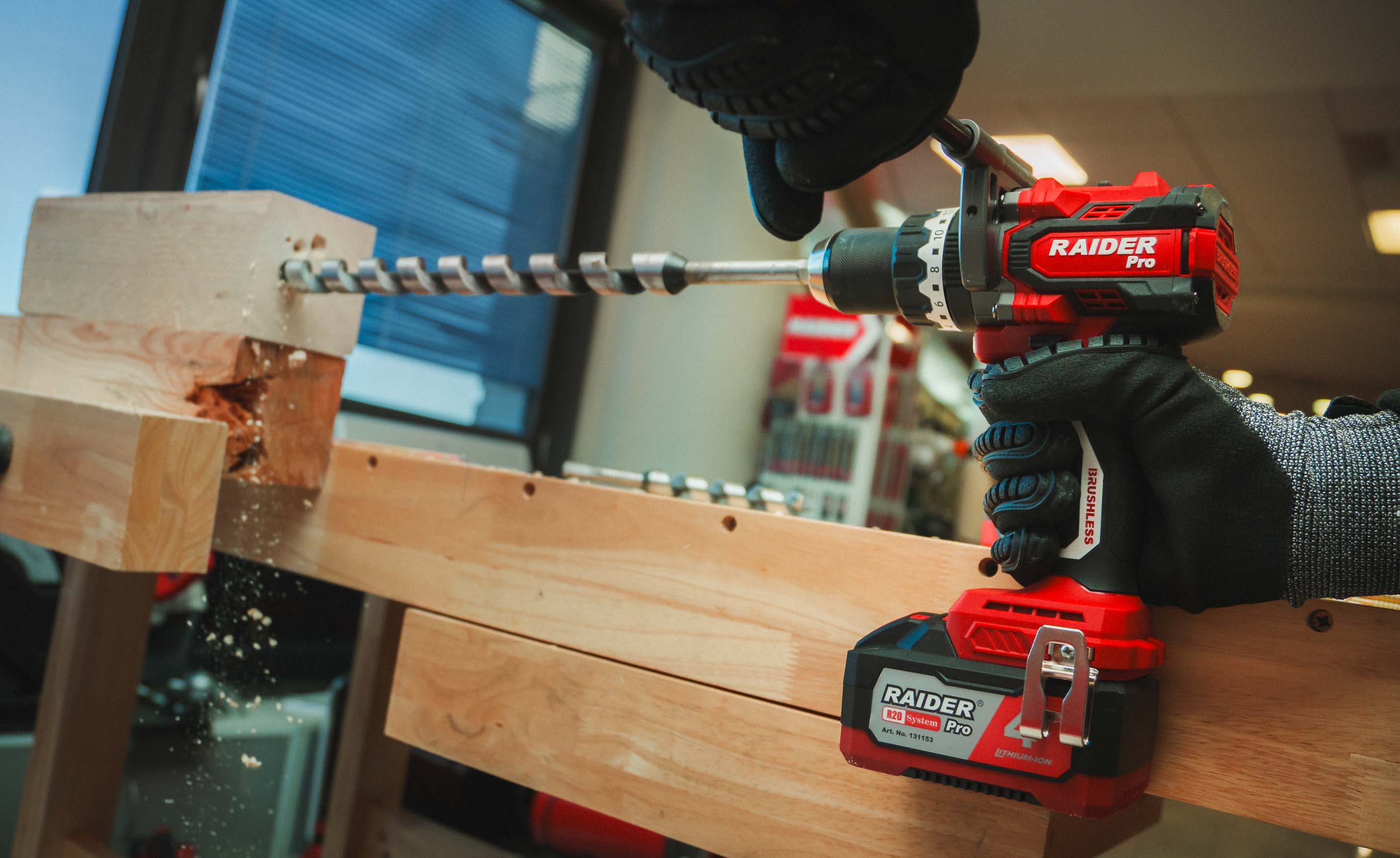 Raider R20 Masina de gaurit si insurubat 20V 160Nm SOLO RDP-PBID20