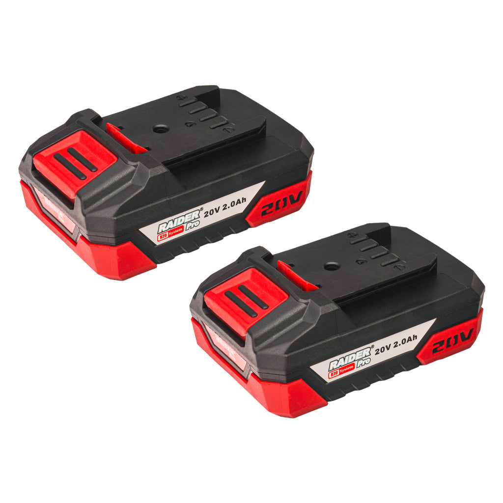 Raider R20 trusa bormasina polizor unghiular cheie impact si casti bluetooth cadou 20V 2x2Ah RDP