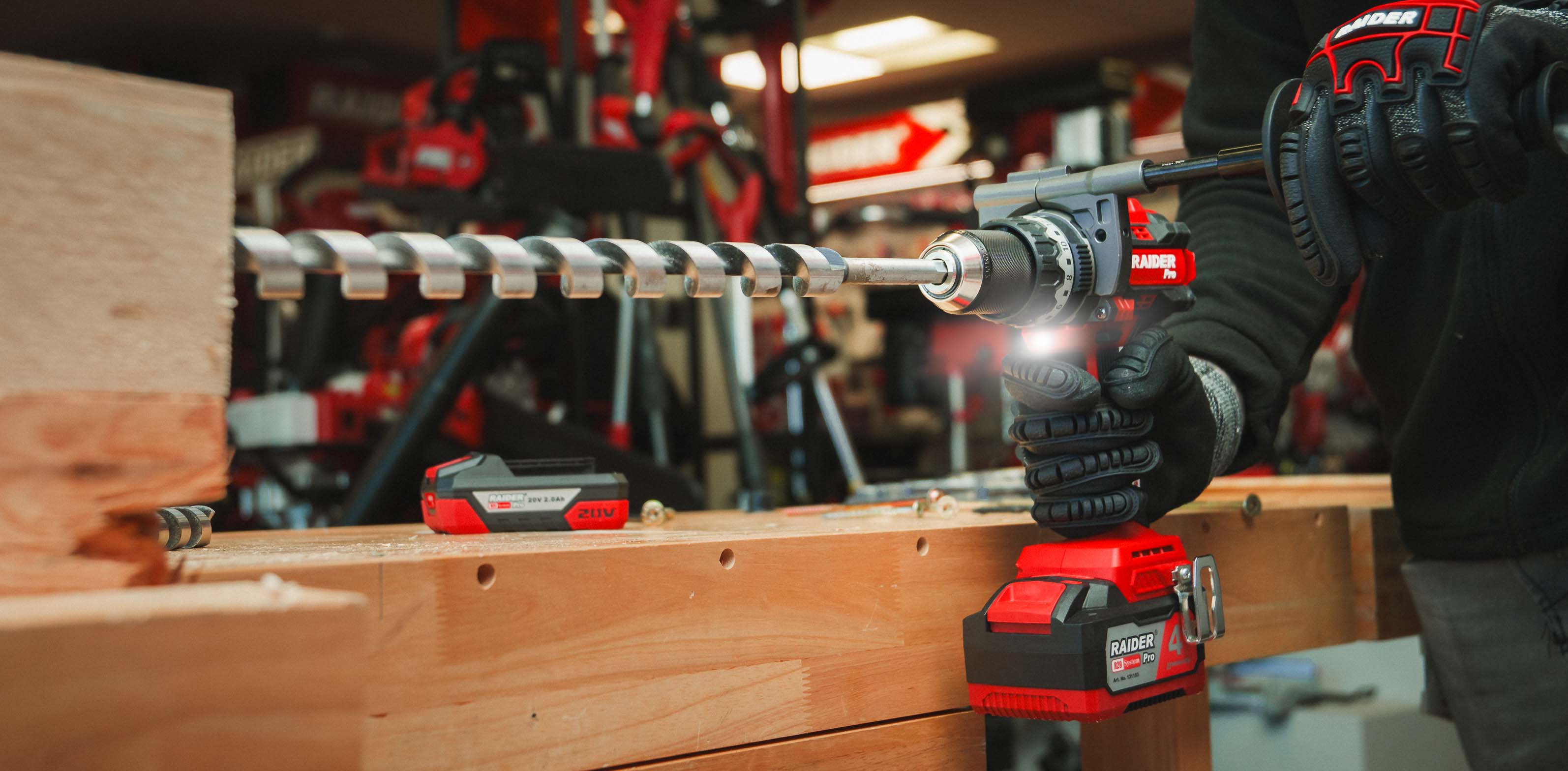 Raider R20 Masina de gaurit si insurubat 20V 160Nm SOLO RDP-PBID20