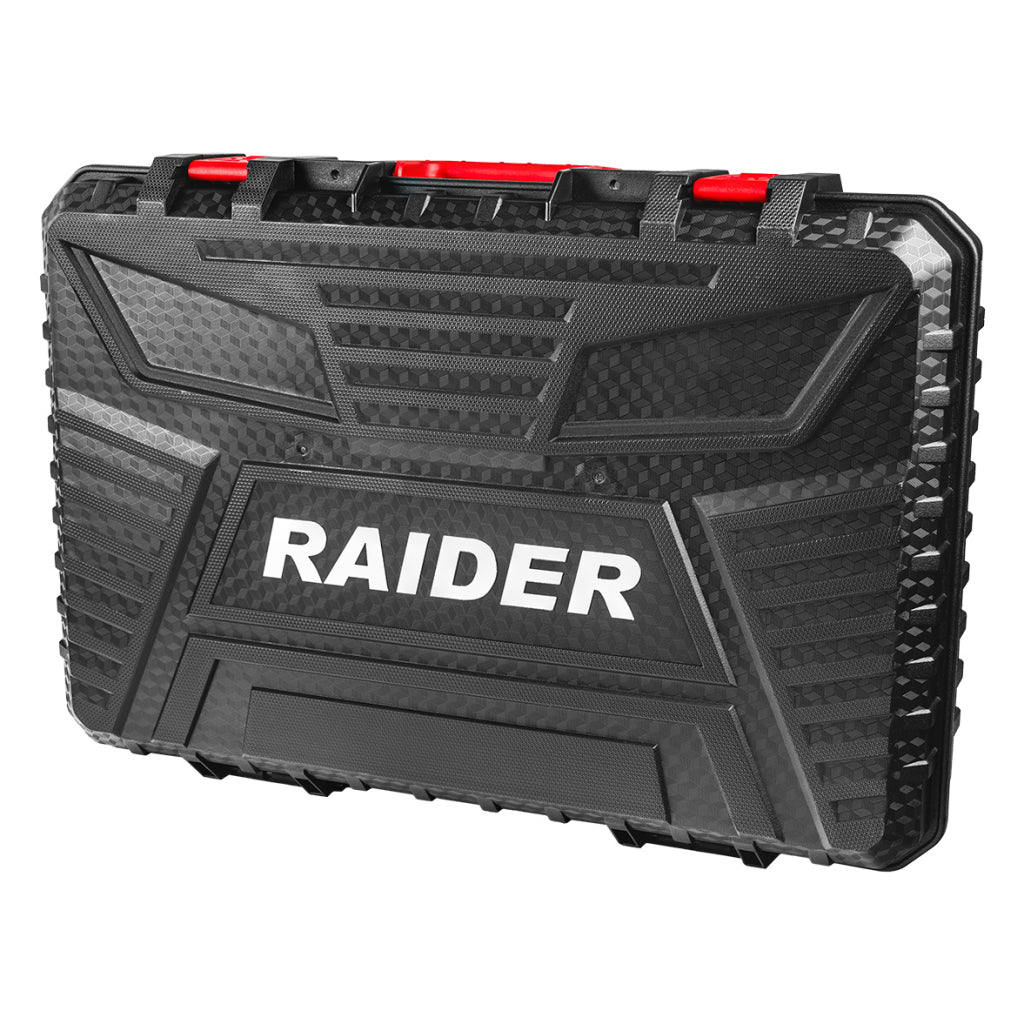 Raider R20 trusa bormasina polizor unghiular cheie impact si casti bluetooth cadou 20V 2x2Ah RDP