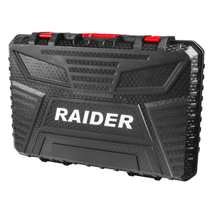 Raider R20 trusa bormasina polizor unghiular cheie impact si casti bluetooth cadou 20V 2x2Ah RDP