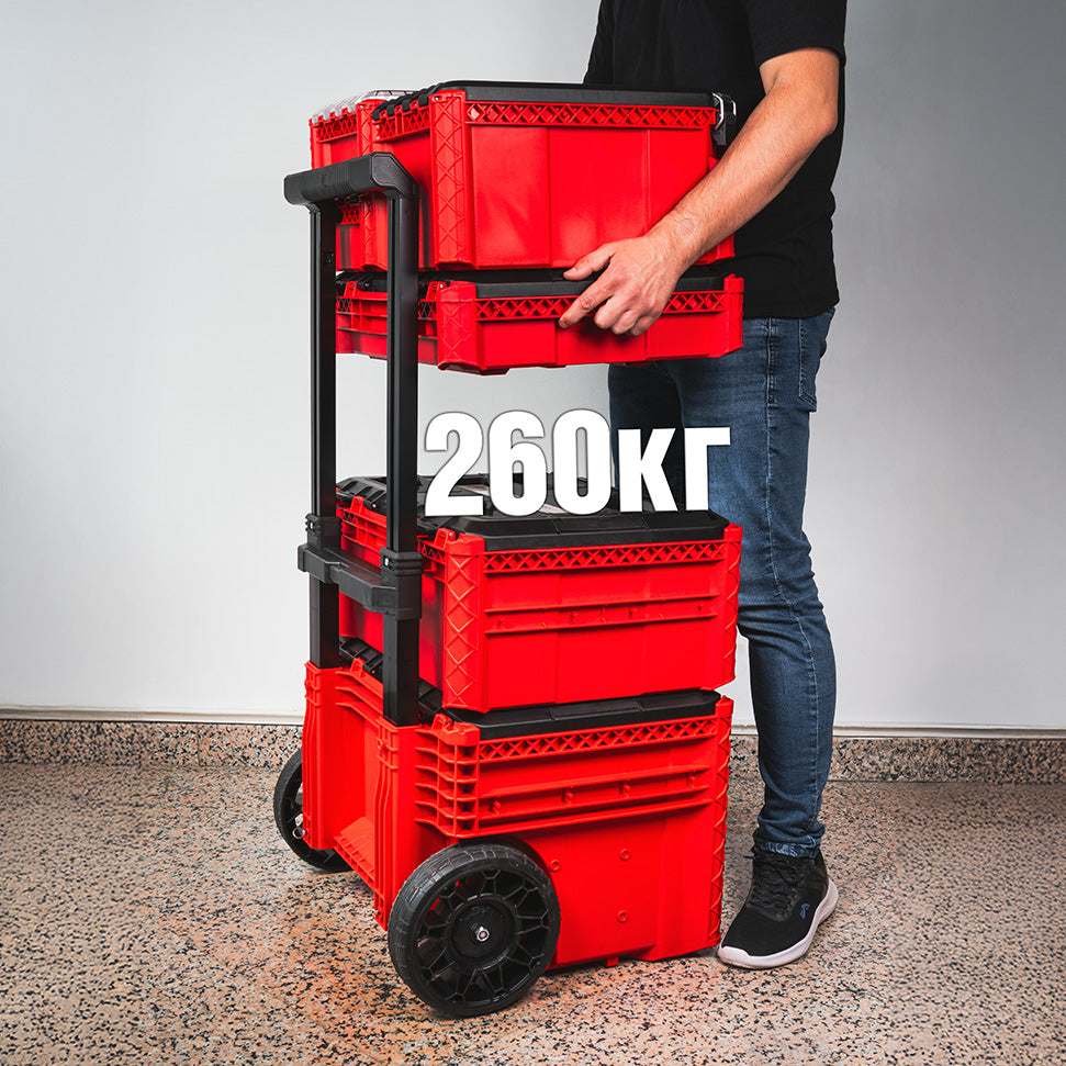 Raider sistem depozitare modular 556x1120x424mm roti IP65 RDP-MSS7