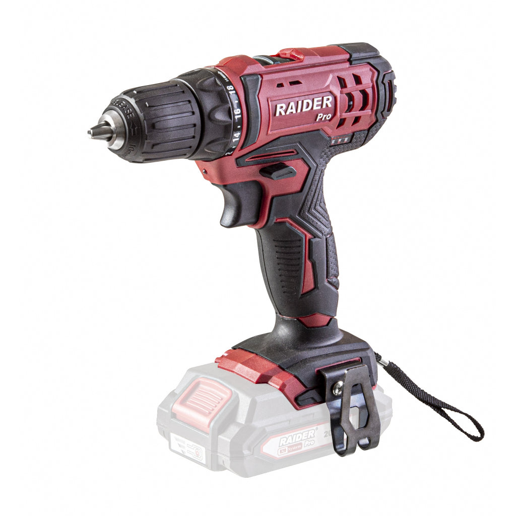Raider R20 Masina de gaurit si insurubat 20V, SOLO, 44Nm, 10mm, RDP-SCD20S