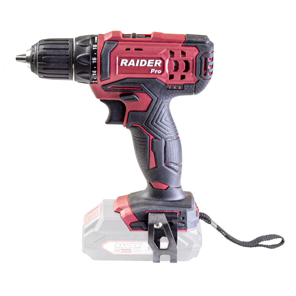 Raider R20 Masina de gaurit si insurubat 20V, SOLO, 44Nm, 10mm, RDP-SCD20S