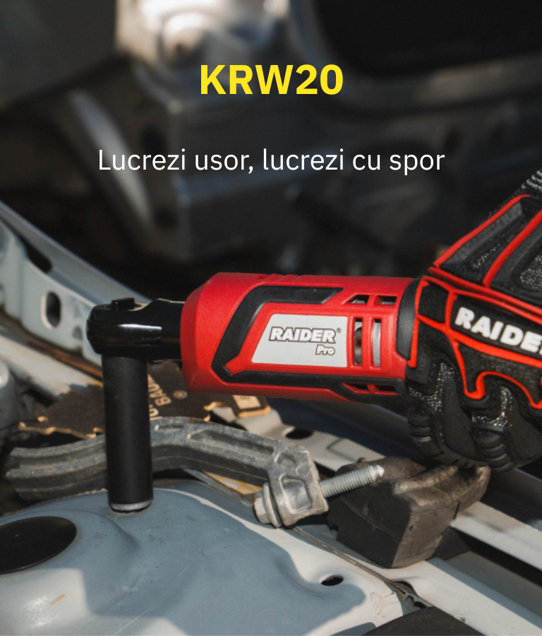 Raider R20 Cheie cu clichet 3/8" 40Nm LED RDP-KRW20